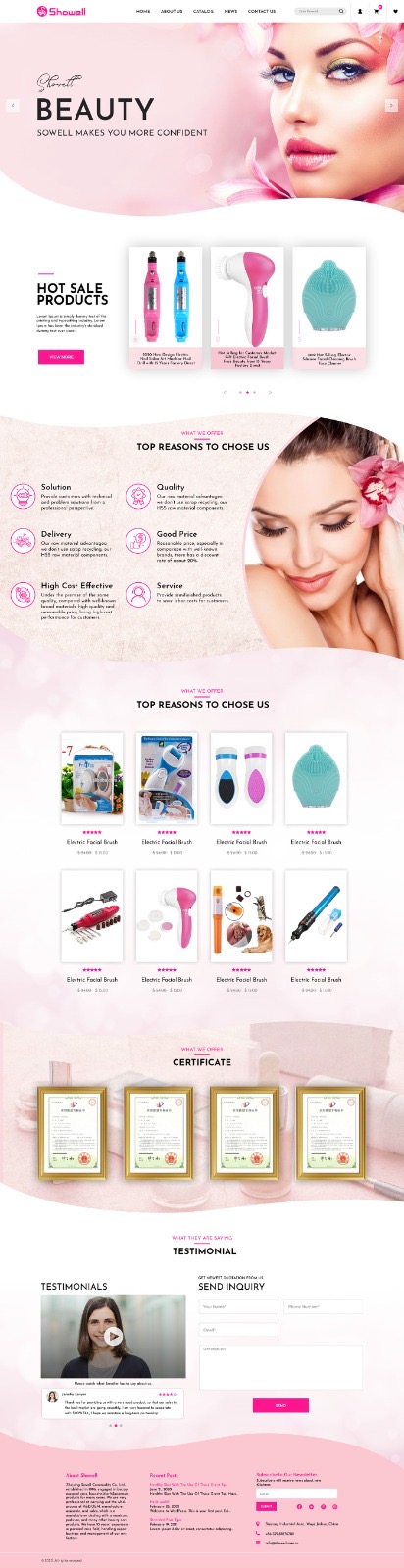 Website design